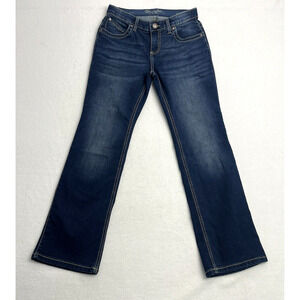 Wrangler Q-Baby Ultimate Riding Jeans Size 5 Mid Rise Boot Cut Cowgirl Rodeo